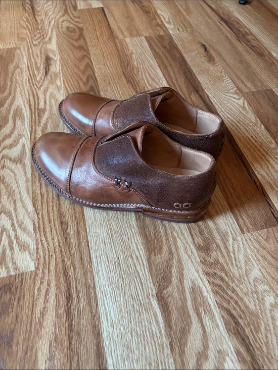 Women’s Bed Stu Brown Leather Slip-On Dress Shoes 6,5 main image 6